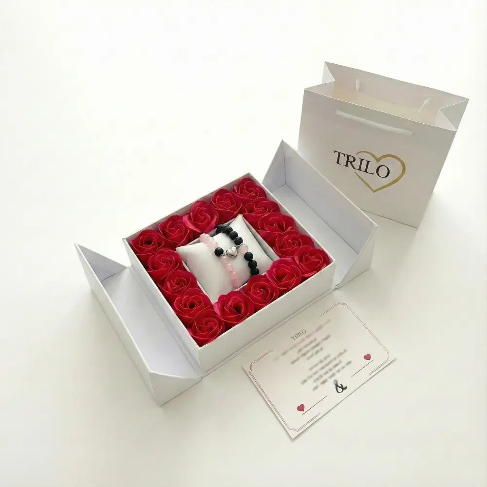 מארז צמידי אהבה מתמגנטים